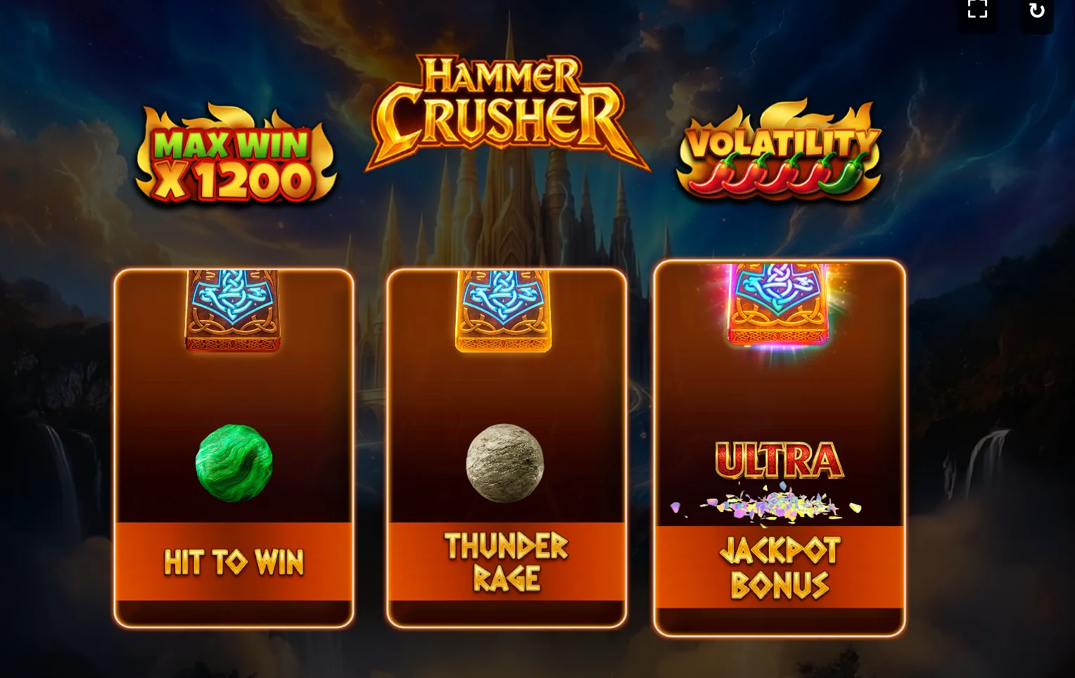 Hammer Crusher Bonus Features — Hit to Win, Thunder Rage, and Jackpot Bonus
